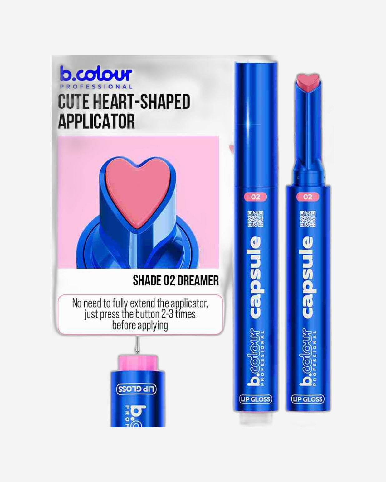 ملمع شفاه بي.كولور بروفيشنال 02 دريمر