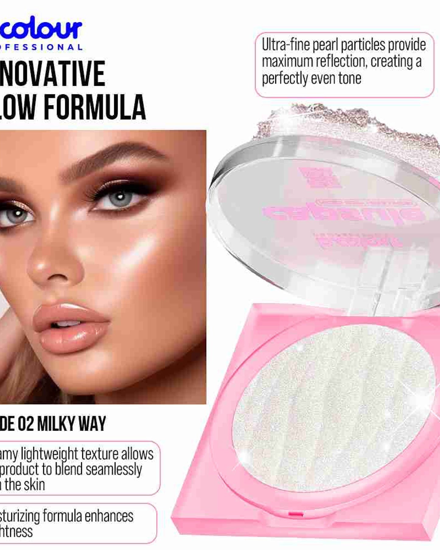 قلم تمييز احترافي من بي.كولور 02 ميلكي واي