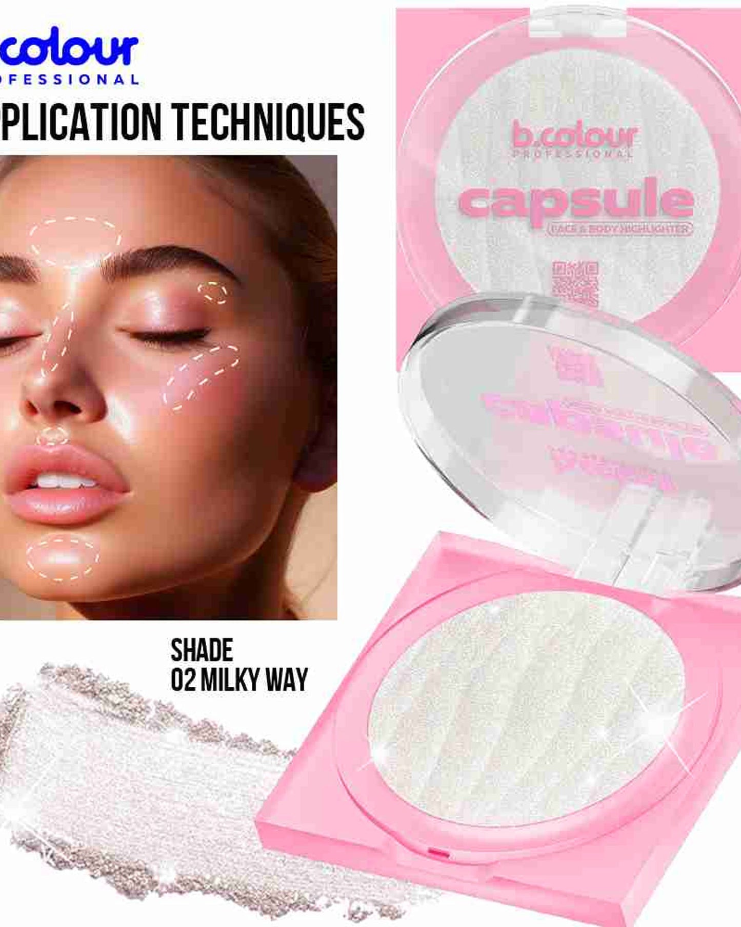 قلم تمييز احترافي من بي.كولور 02 ميلكي واي