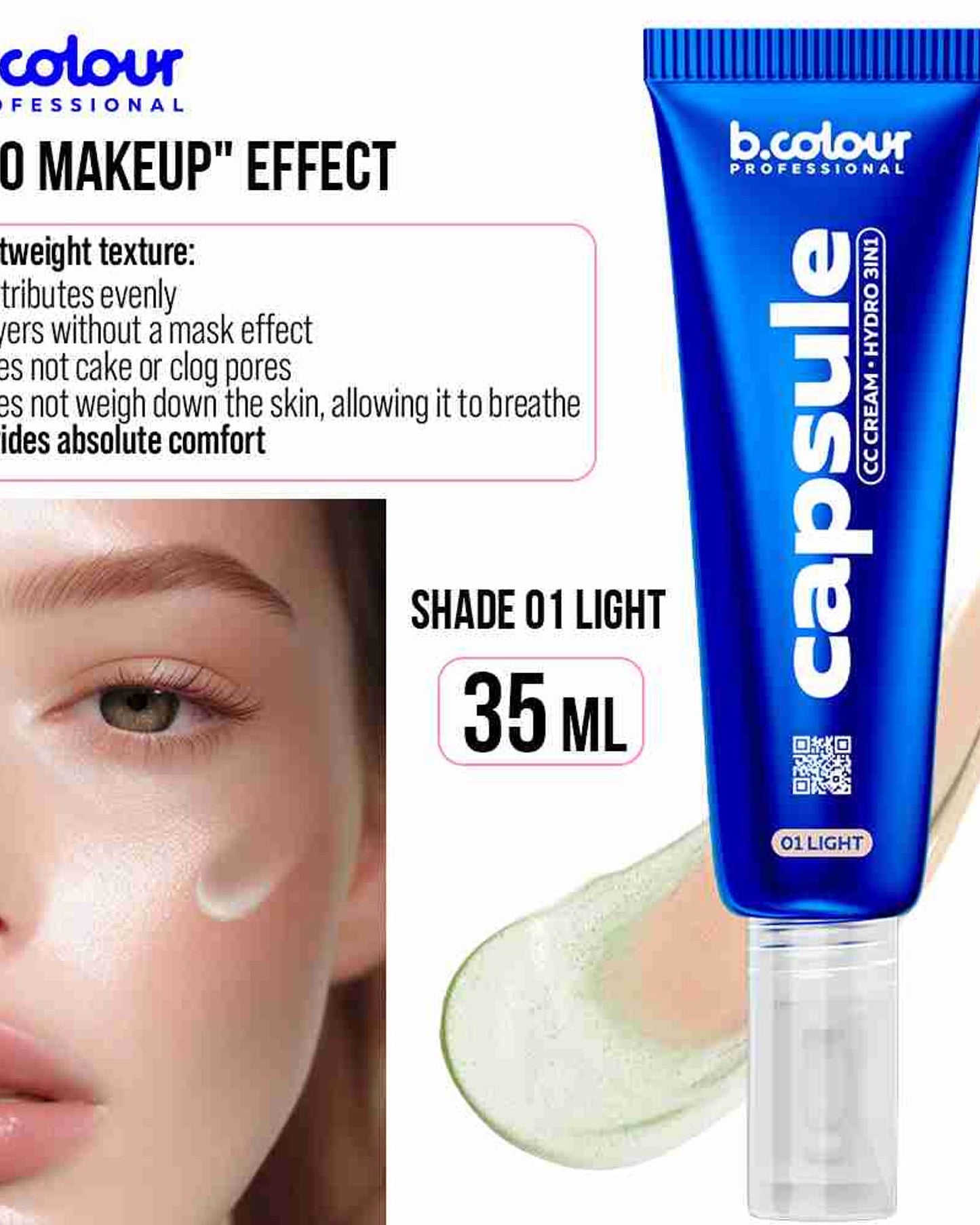 كريم سي سي بي كولور بروفيشنال 01 فاتح 35 مل