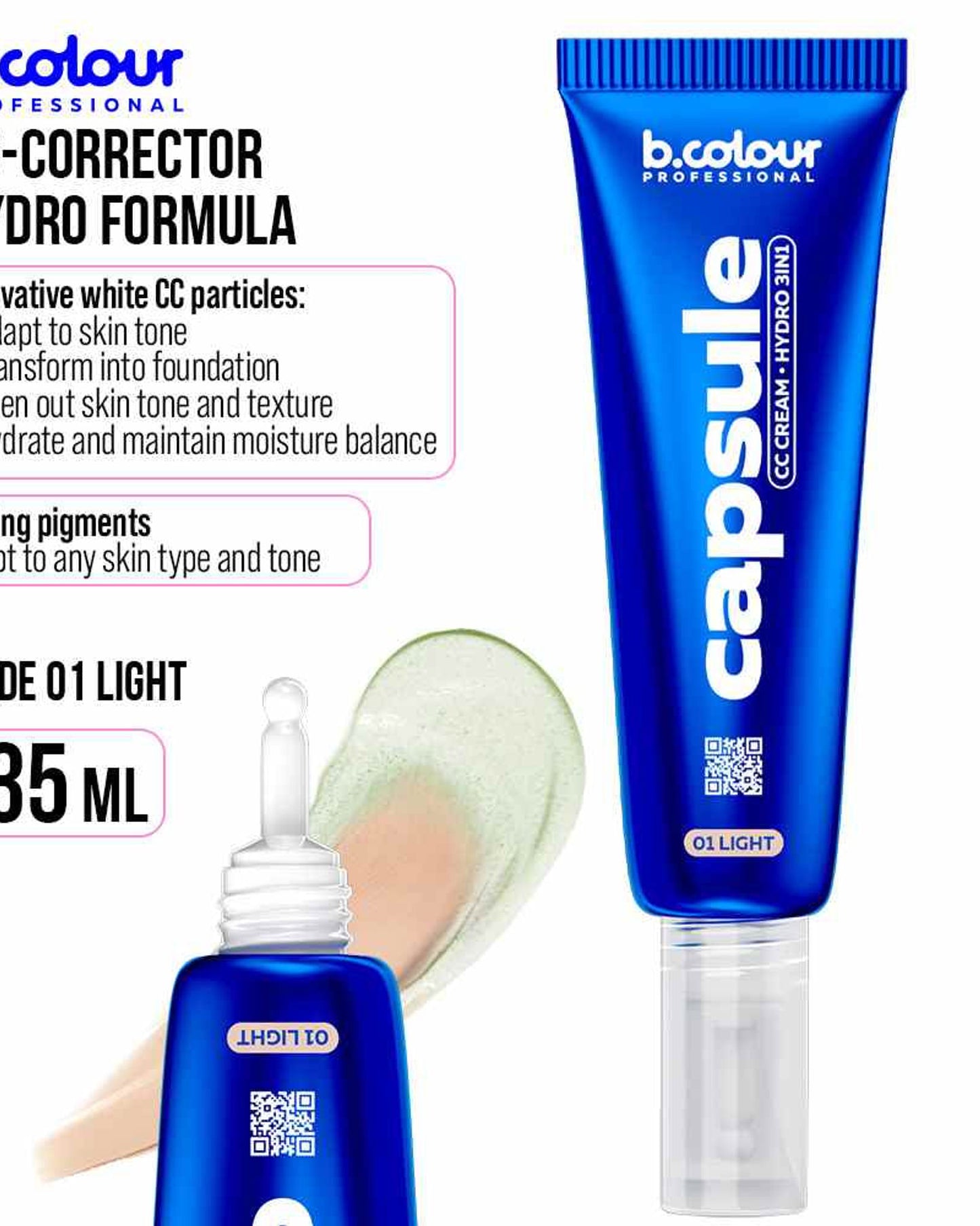 كريم سي سي بي كولور بروفيشنال 01 فاتح 35 مل