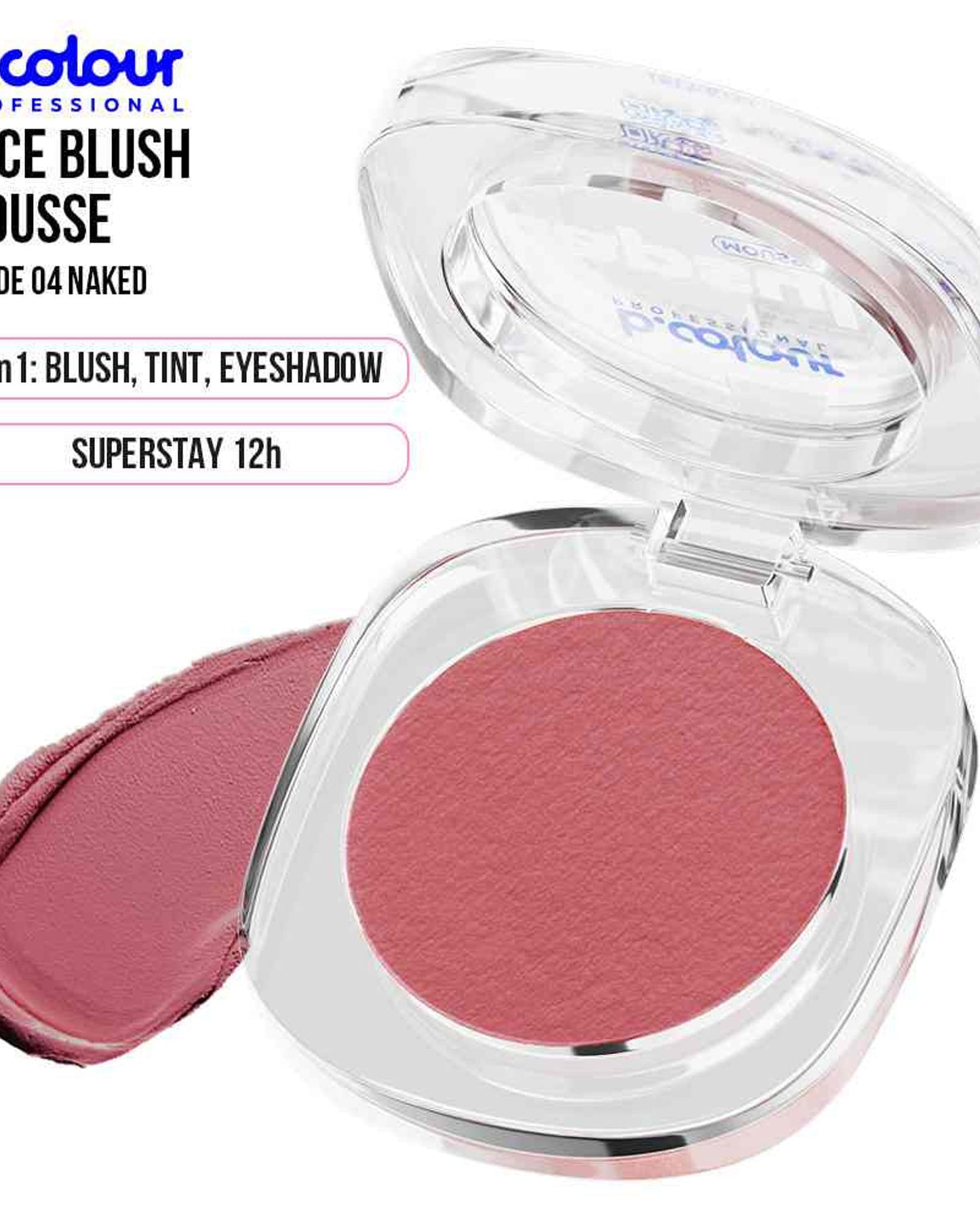 أحمر خدود كريمي احترافي من بي. كولور 04 نيكد