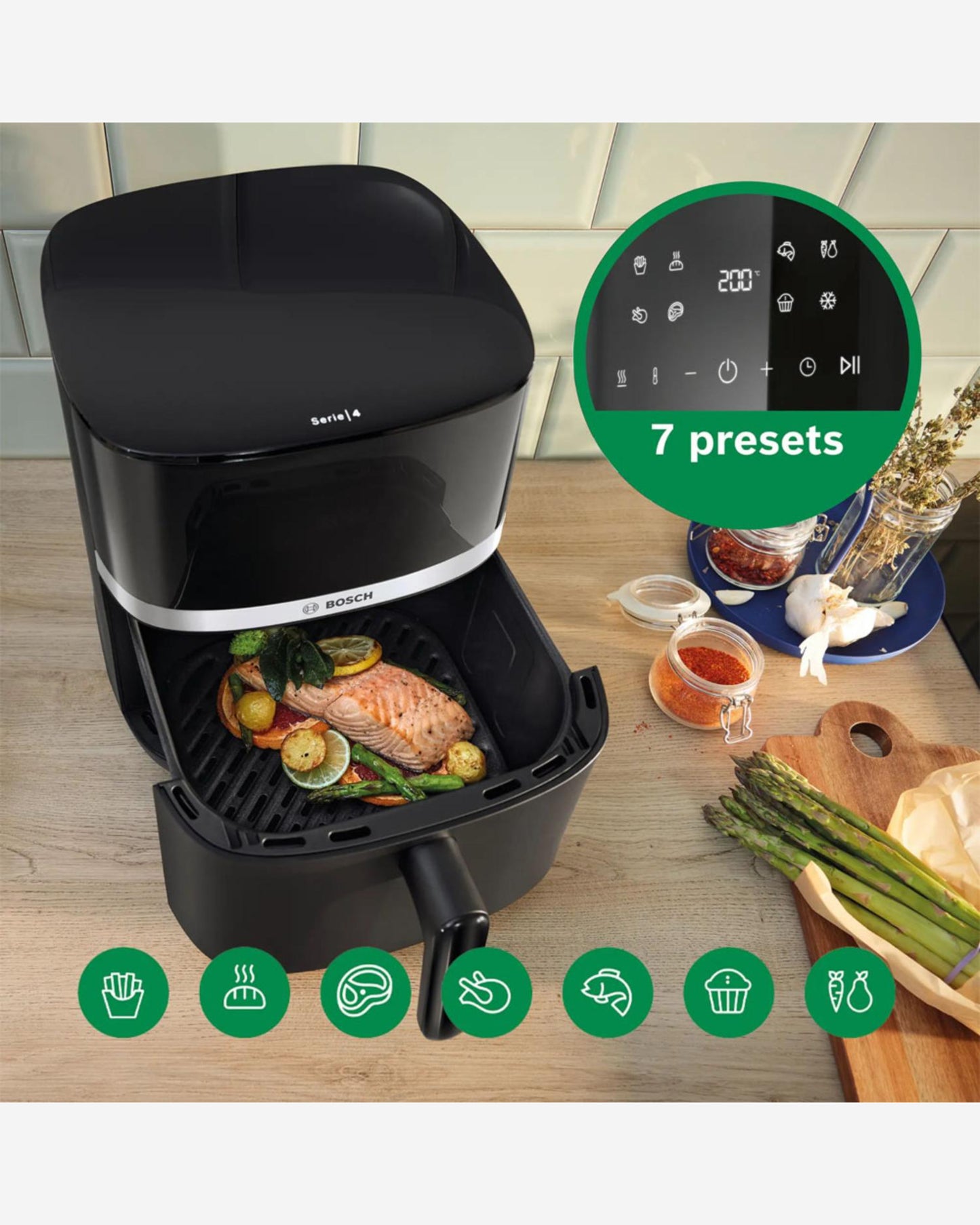 Bosch Air Fryer Dual Heating