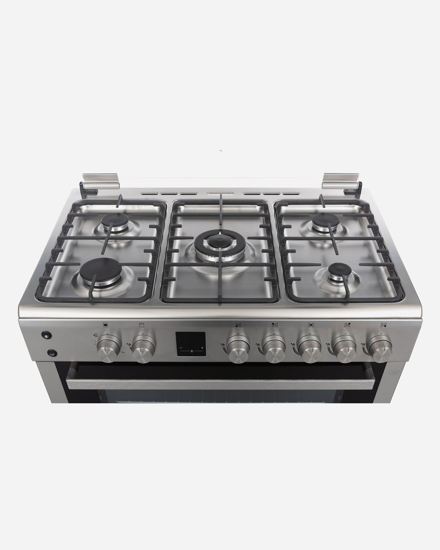 طباخ غاز مستقل بالكامل من هوفر، 5 شعلات وشواية – HGC-V95G-S (معتمد من ESMA)