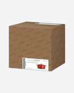 فرن هولندي بيضاوي الشكل من ترامونتينا برازيل سيريز 1000، سعة 7 كوارت، مطلي بالمينا الأحمر ومغطى بحديد الزهر