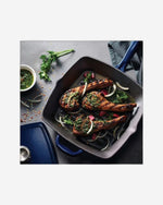 مقلاة ترامونتينا برازيل سيريز 1000 المصنوعة من الحديد الزهر المطلي بالكوبالت مقاس 10 بوصات