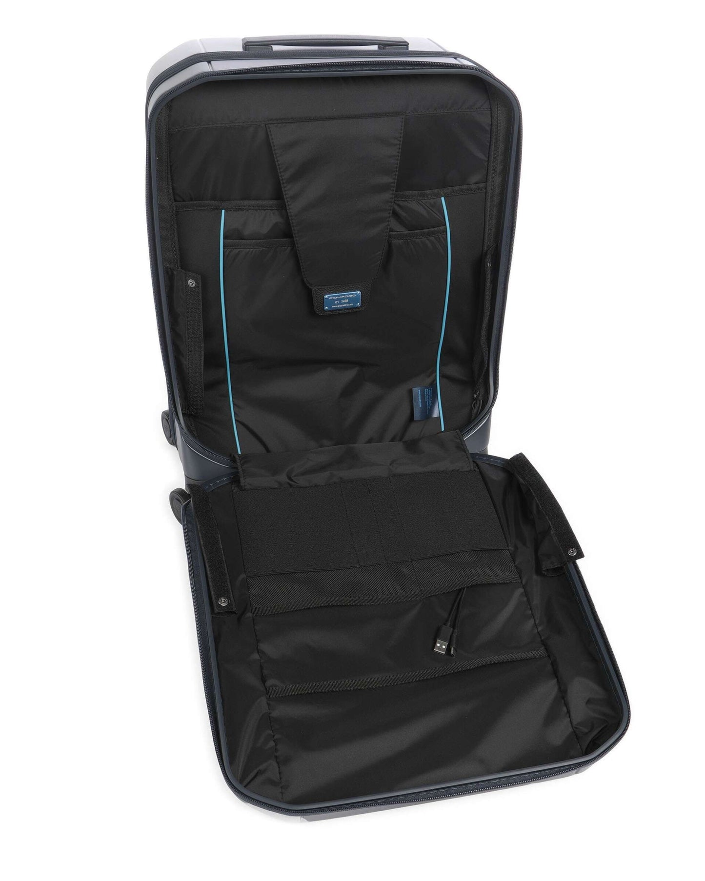 Piquadro PQ Light USB Cabin Suitcase Blue