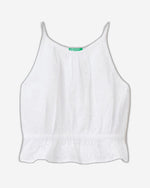 قمة مع التطريز anglaise broderie