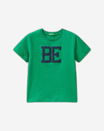 تي شيرت من القطن العضوي بنسبة 100% مع شعار