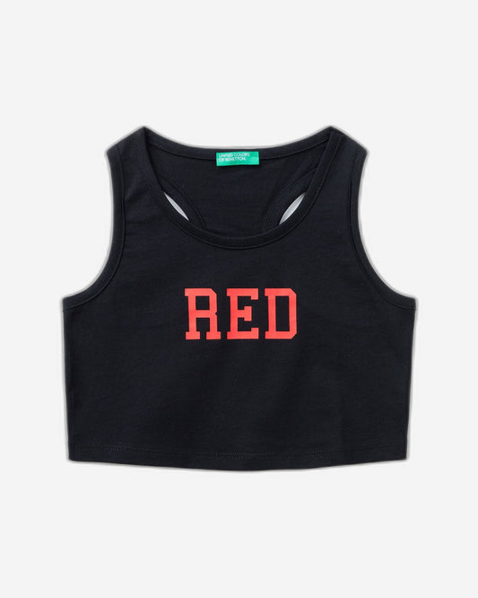 قميص قصير مع طباعة