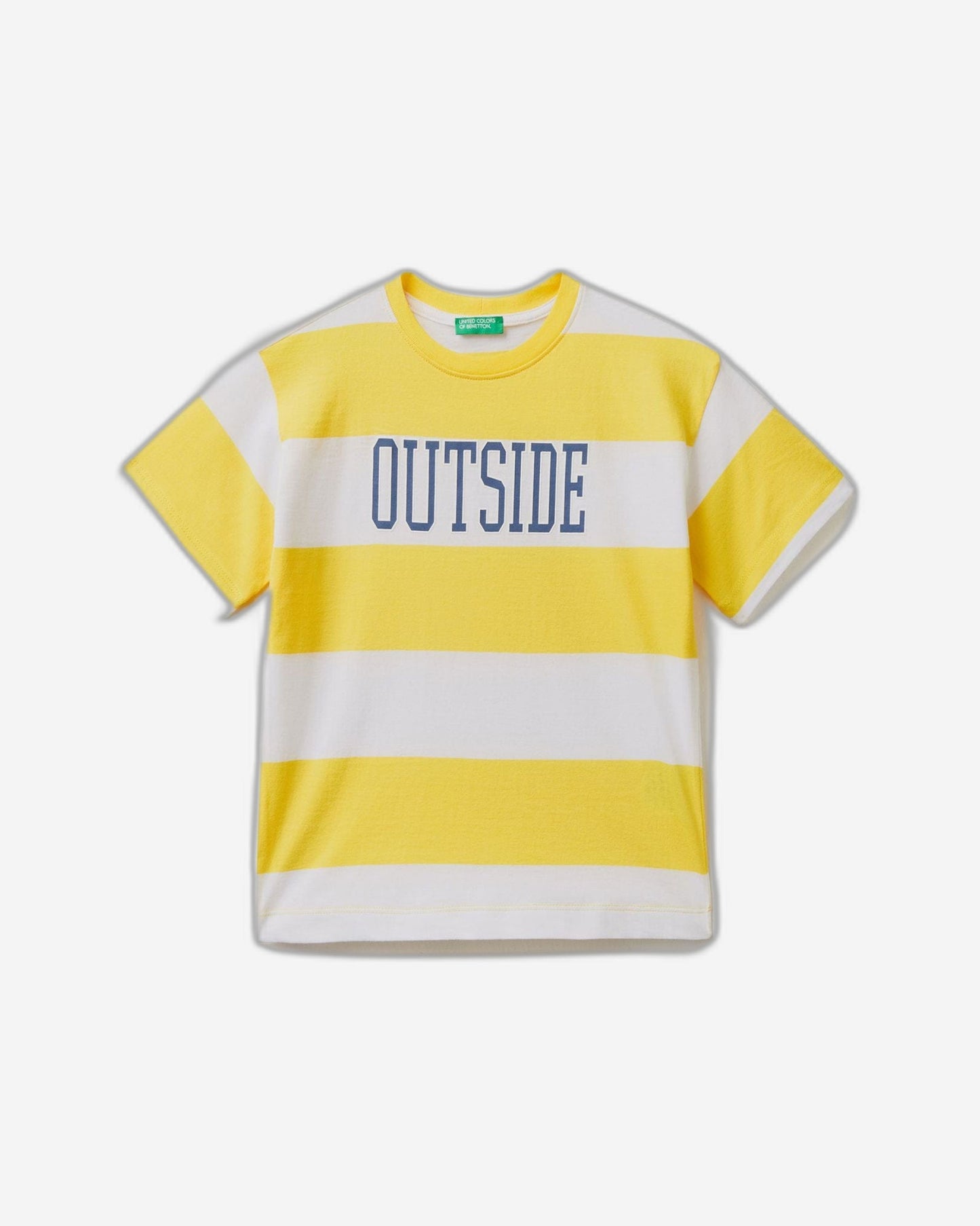 تي شيرت مخطط مع طباعة