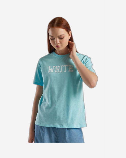 تي شيرت بطباعة نصية