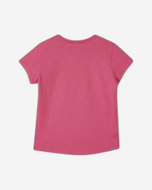 تي شيرت من القطن العضوي مع طباعة الشعار