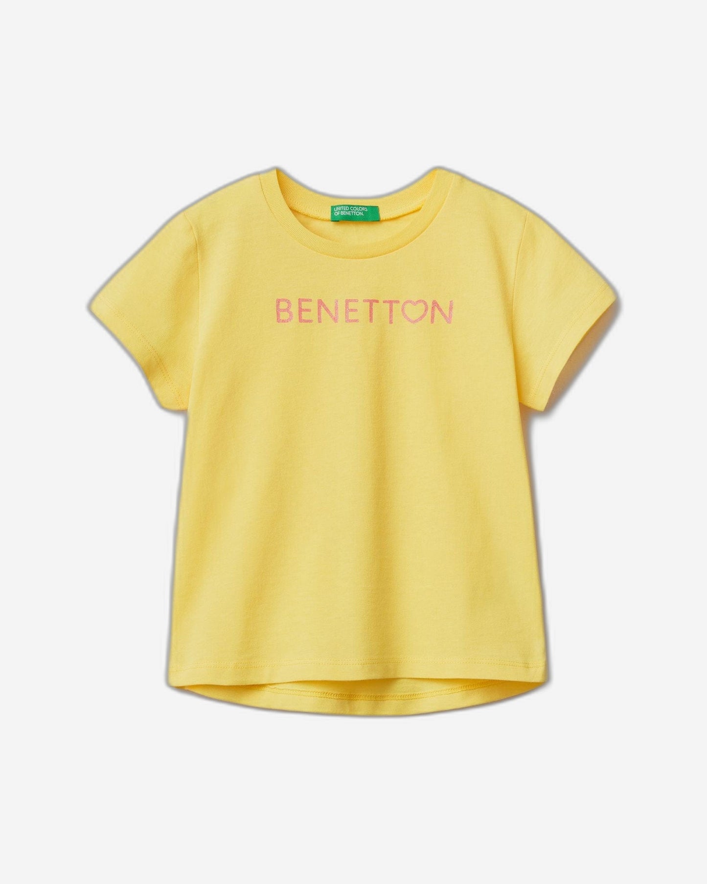 تي شيرت من القطن العضوي مع طباعة الشعار