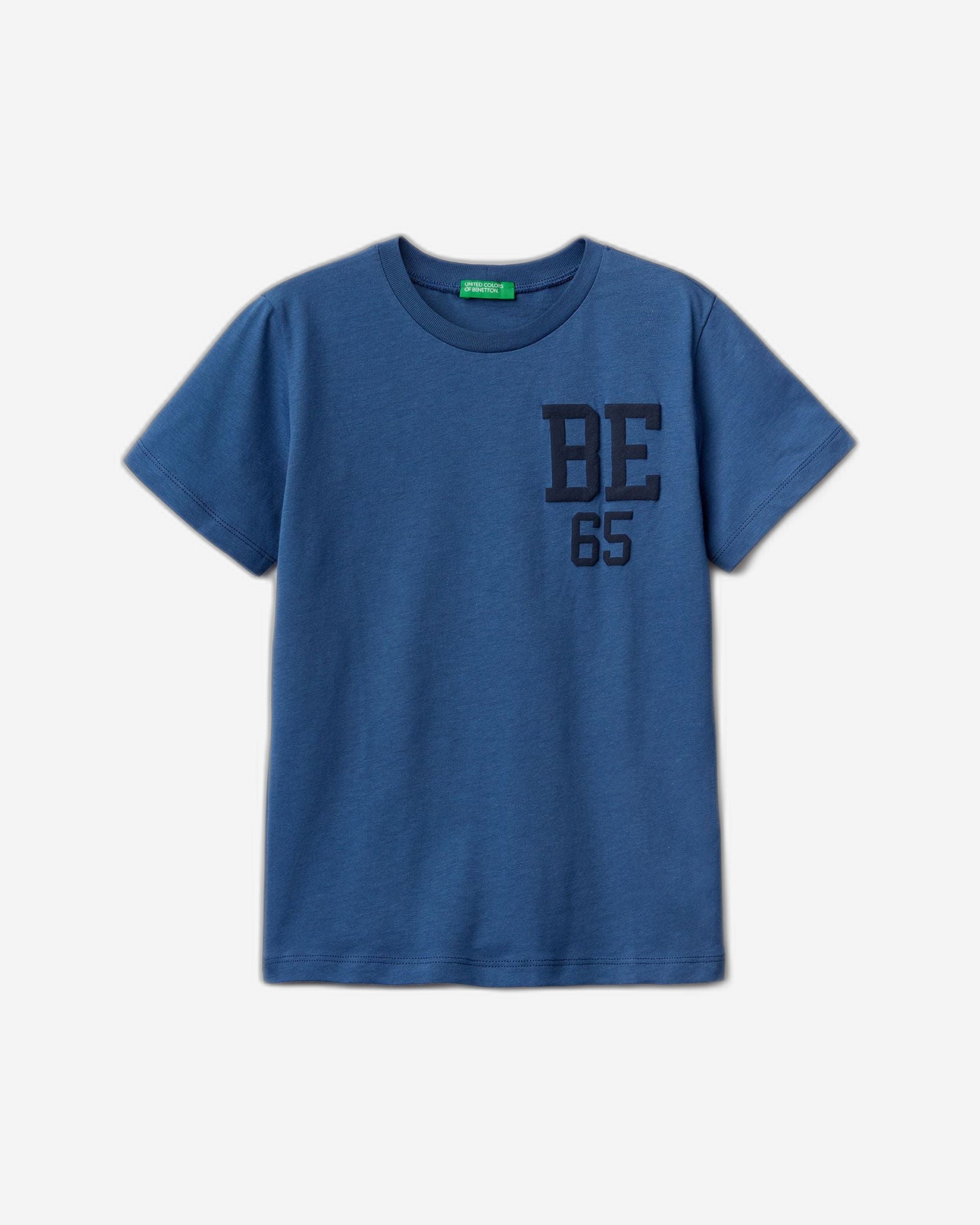 تي شيرت من القطن العضوي بنسبة 100% مع شعار