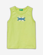 تانك توب مصنوع من القطن العضوي بنسبة 100% مع شعار