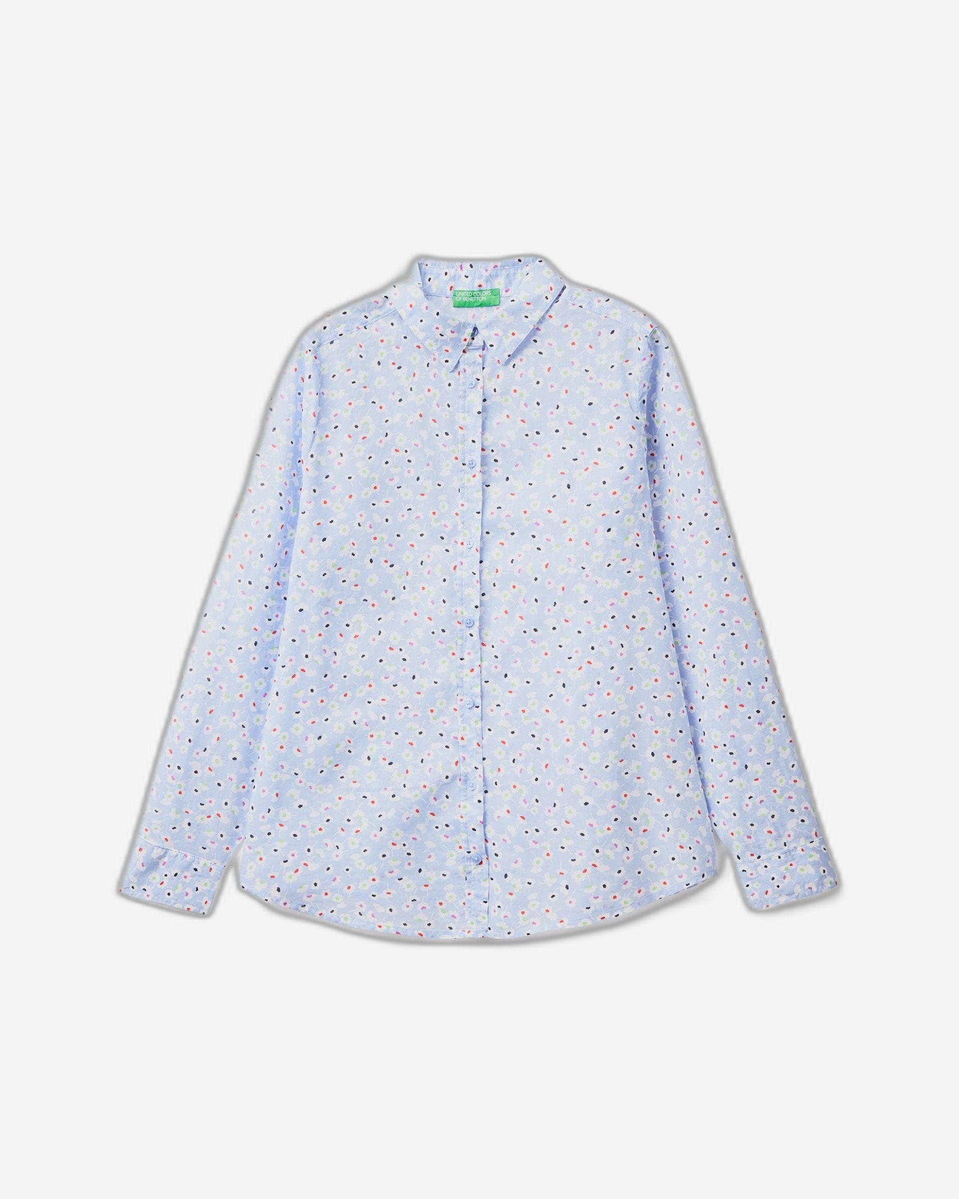 قميص منقوش مصنوع من القطن بنسبة 100%