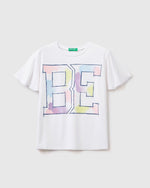 تي شيرت بطبعة "BE" ماكسي