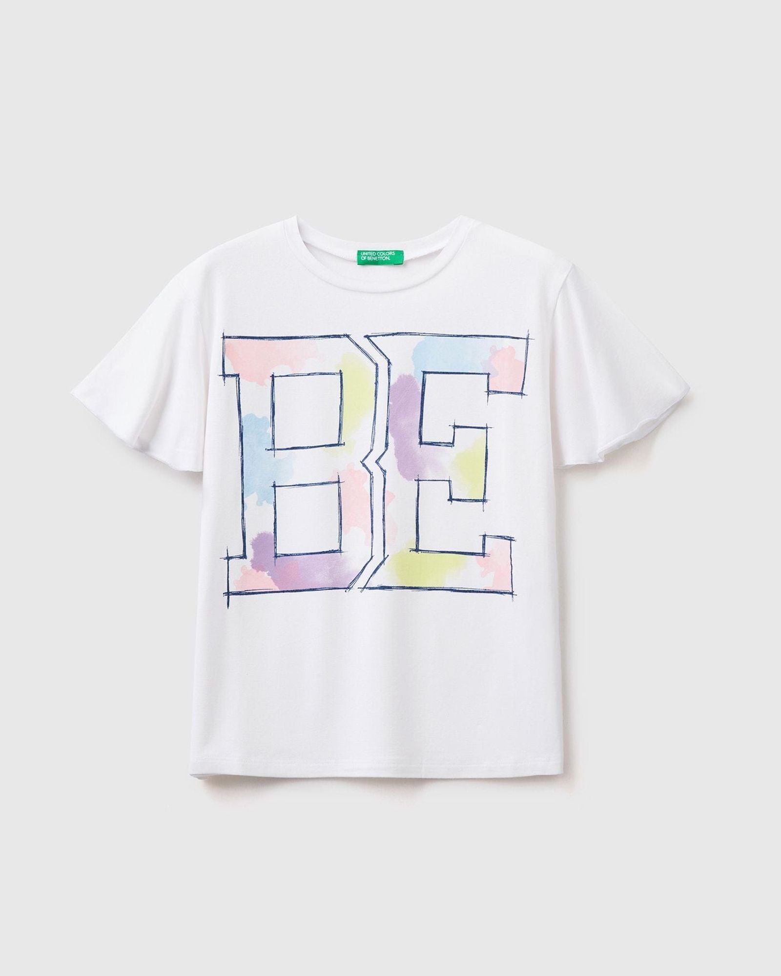 تي شيرت بطبعة "BE" ماكسي