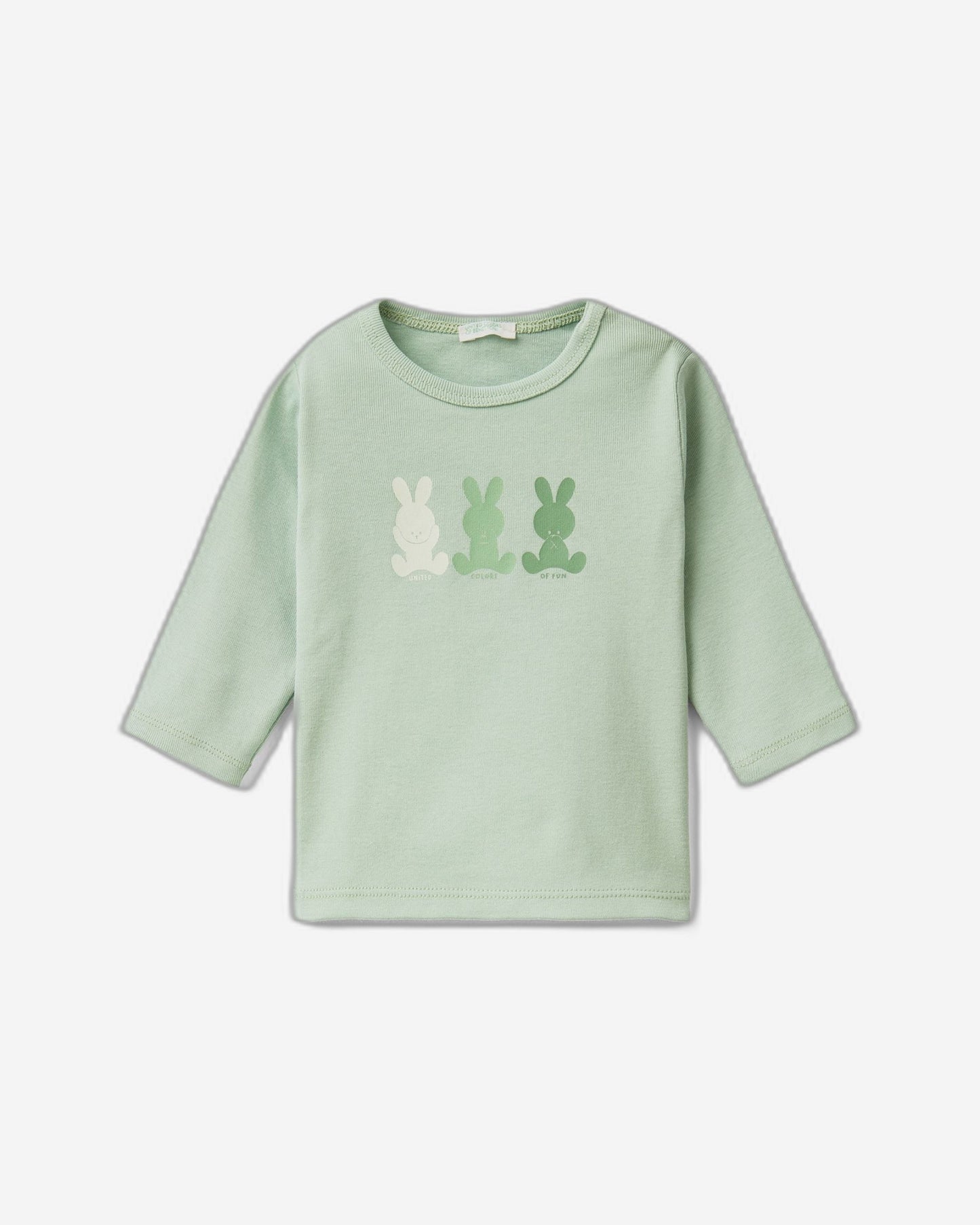 تي شيرت بأكمام طويلة مصنوع من القطن العضوي بنسبة 100%