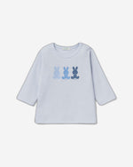 تي شيرت بأكمام طويلة مصنوع من القطن العضوي بنسبة 100%