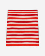 تنورة قصيرة مخططة