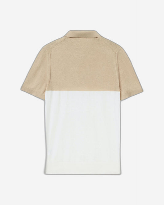 قميص بولو محبوك بألوان متعددة