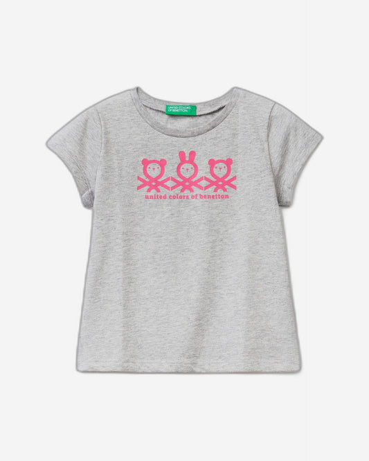 تي شيرت قطني 100% مع شعار