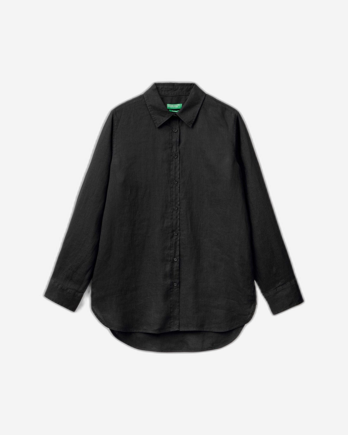 قميص طويل من الكتان الخالص