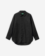 قميص طويل من الكتان الخالص