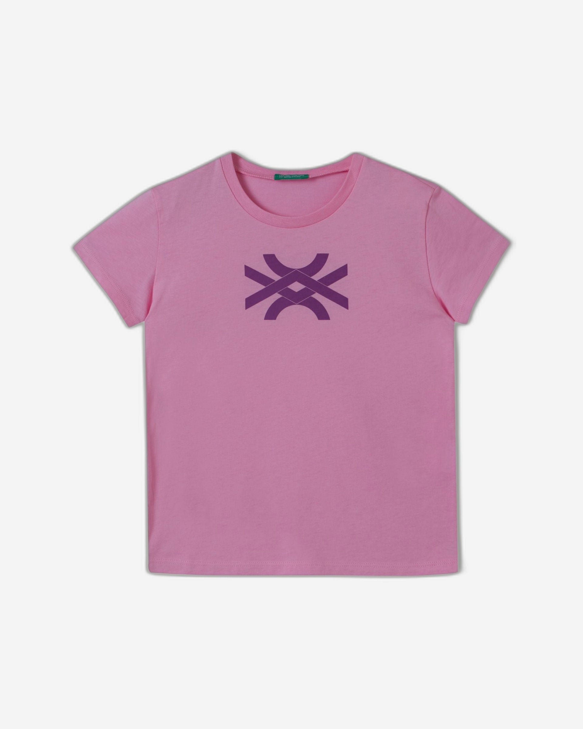 تي شيرت قطني 100% مع شعار