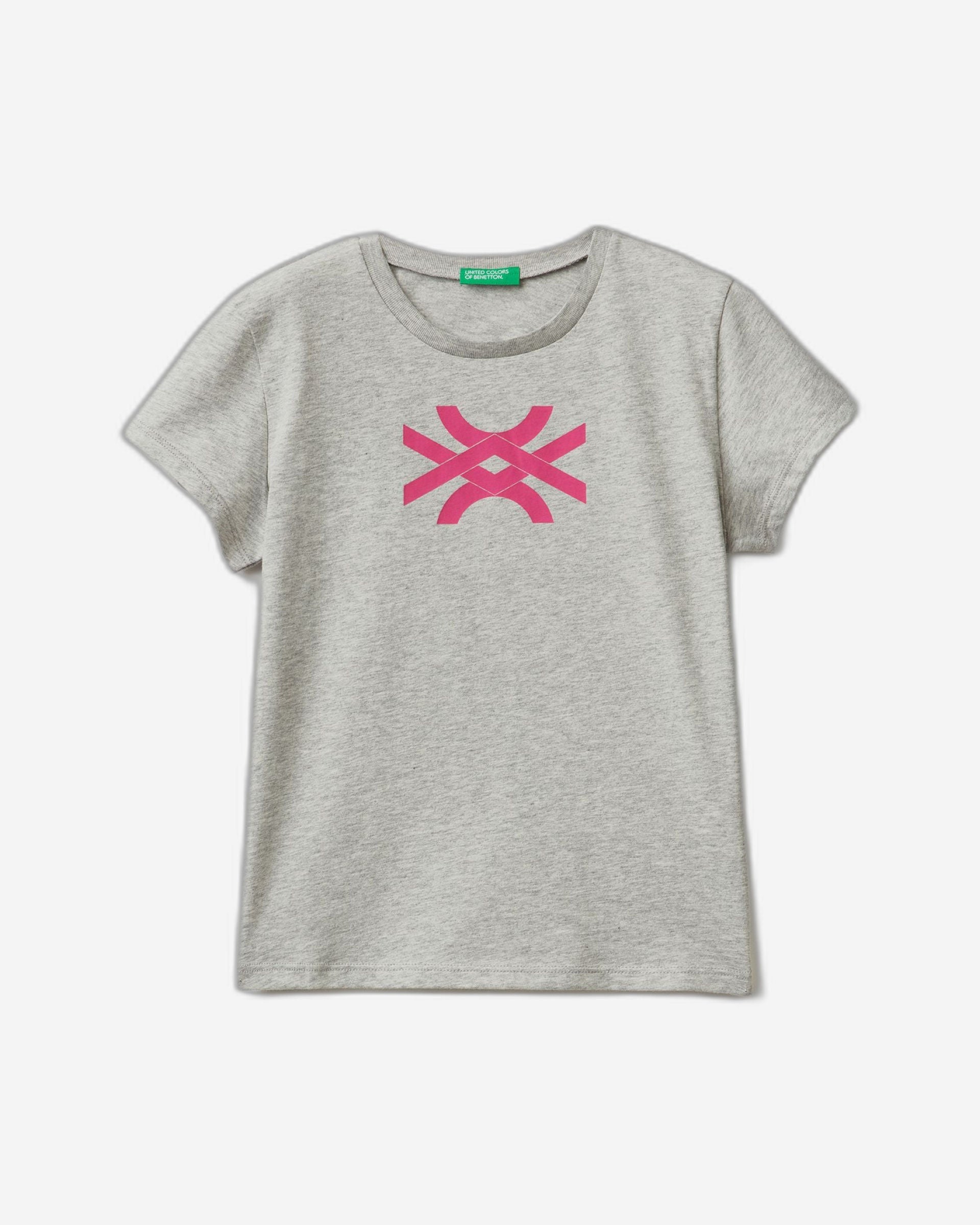 تي شيرت قطني 100% مع شعار