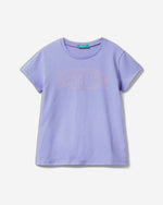 تي شيرت قطني 100% مع شعار