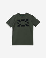 تي شيرت قطني 100% مع شعار