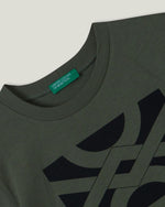 تي شيرت قطني 100% مع شعار