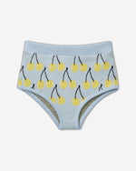 بنطال قصير بنقشة فاكهة