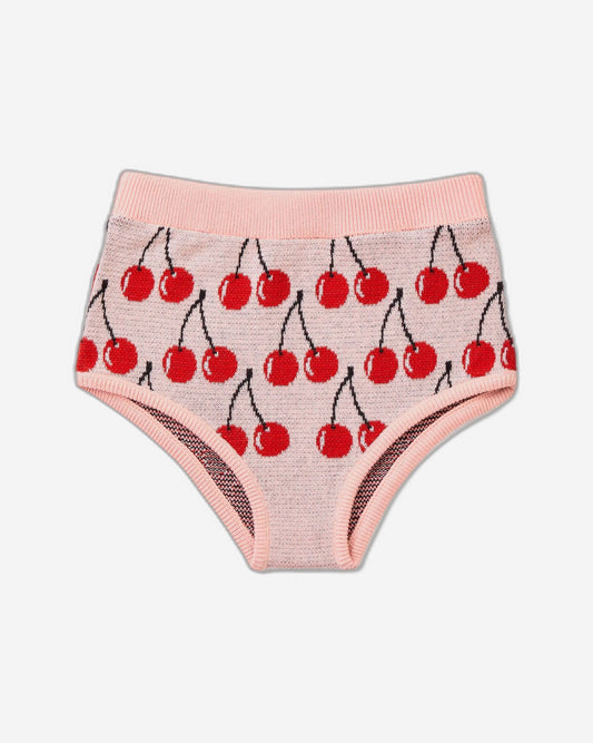 بنطال قصير بنقشة فاكهة