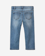 بنطال جينز ضيق "إيكو ريسايكل"