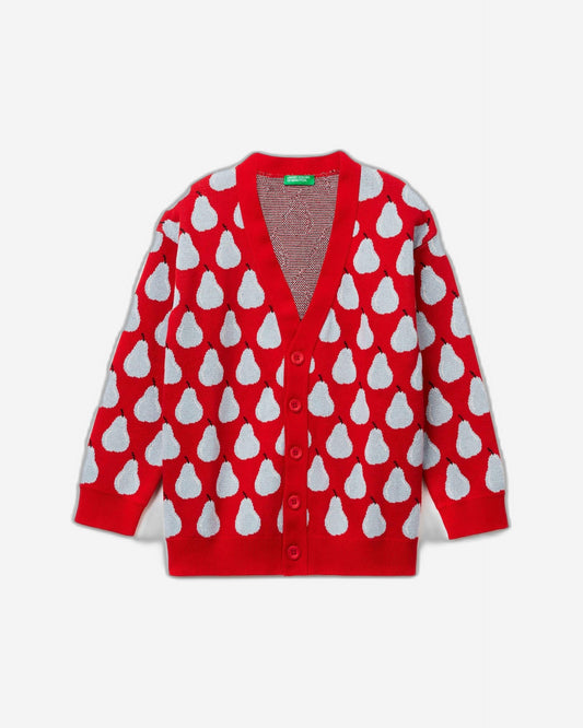 كارديجان بنقشة فاكهة