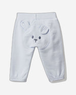 بنطال رياضي ناعم مع تطريز