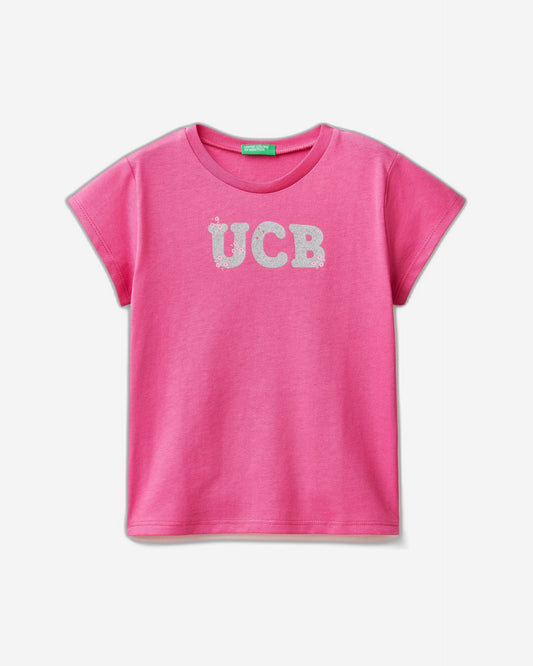 تي شيرت من القطن العضوي مع طباعة