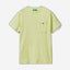 تي شيرت من مزيج الكتان مع جيب