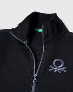 سويت شيرت من القطن الخالص مع سحاب