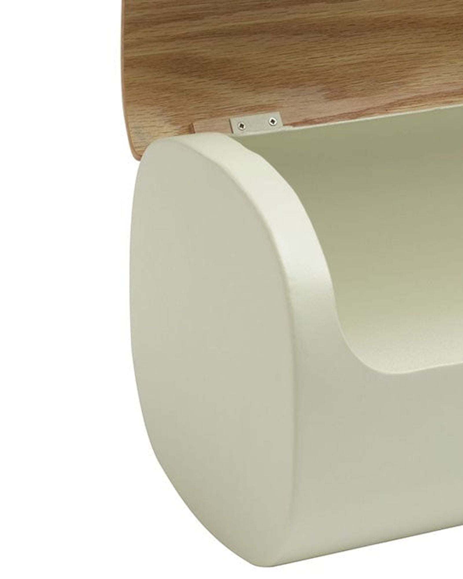 صندوق خبز معدني كليبانو من ليجنو آرت بغطاء من خشب البلوط المنحني BB-90K