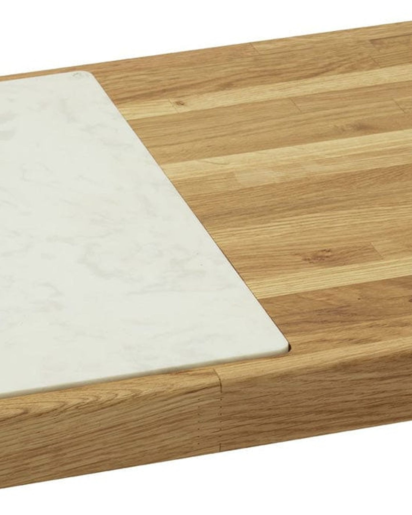 طبق جبن من خشب البلوط من ليجنوارت جراند تشيز بليس مع حشوة رخامية، مقاس 500×340×40 سم، Cp-10Xl