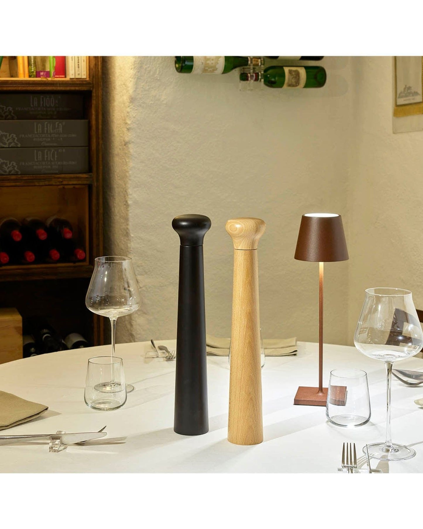 مطحنة فلفل/ملح من خشب الزان من ليجنوارت شارابيتا بآلية سيراميك Pl-Xl