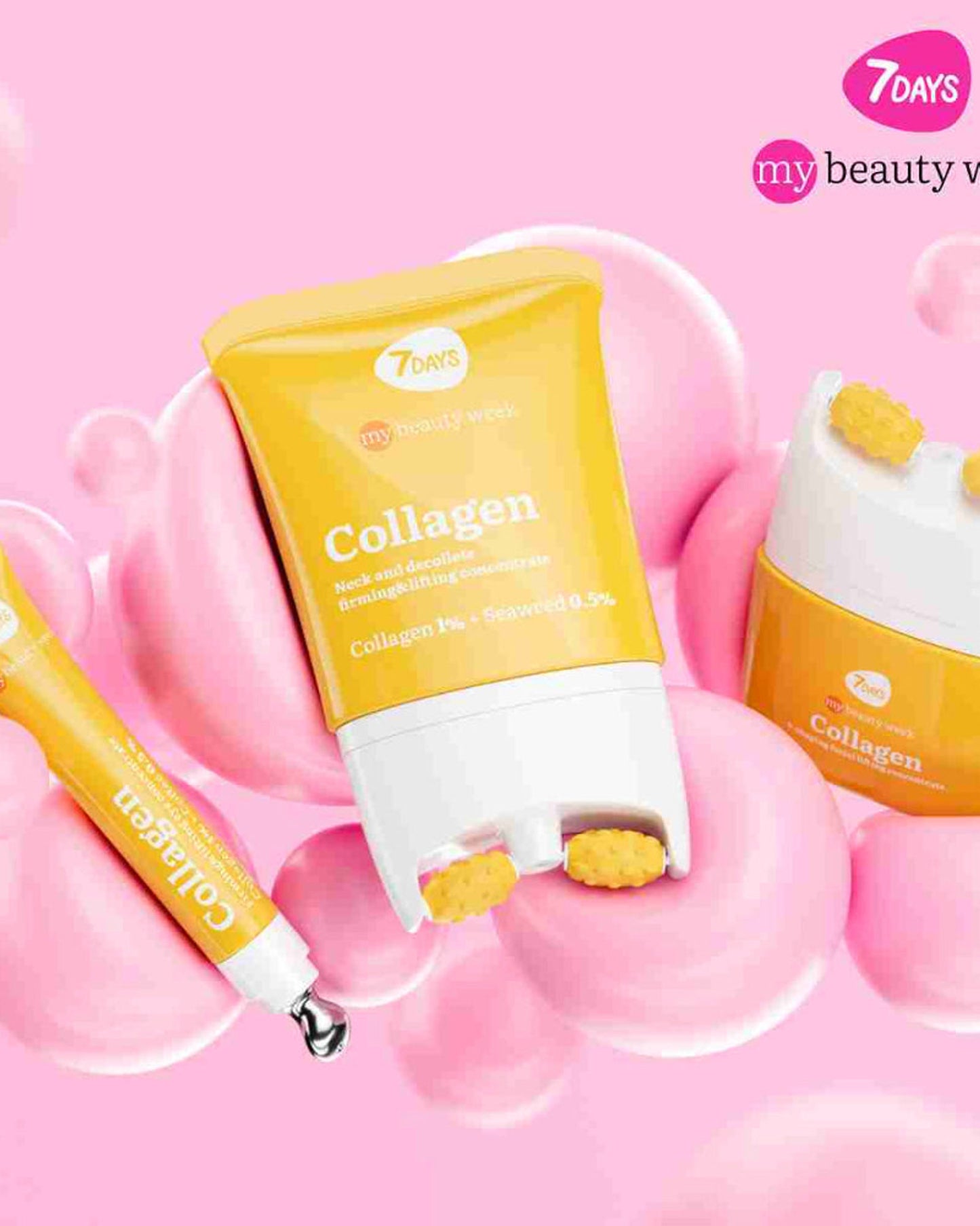 كريم ترطيب الوجه 7DAYS بحمض الهيالورونيك - مرطب كوري للعناية بالبشرة 40 مل