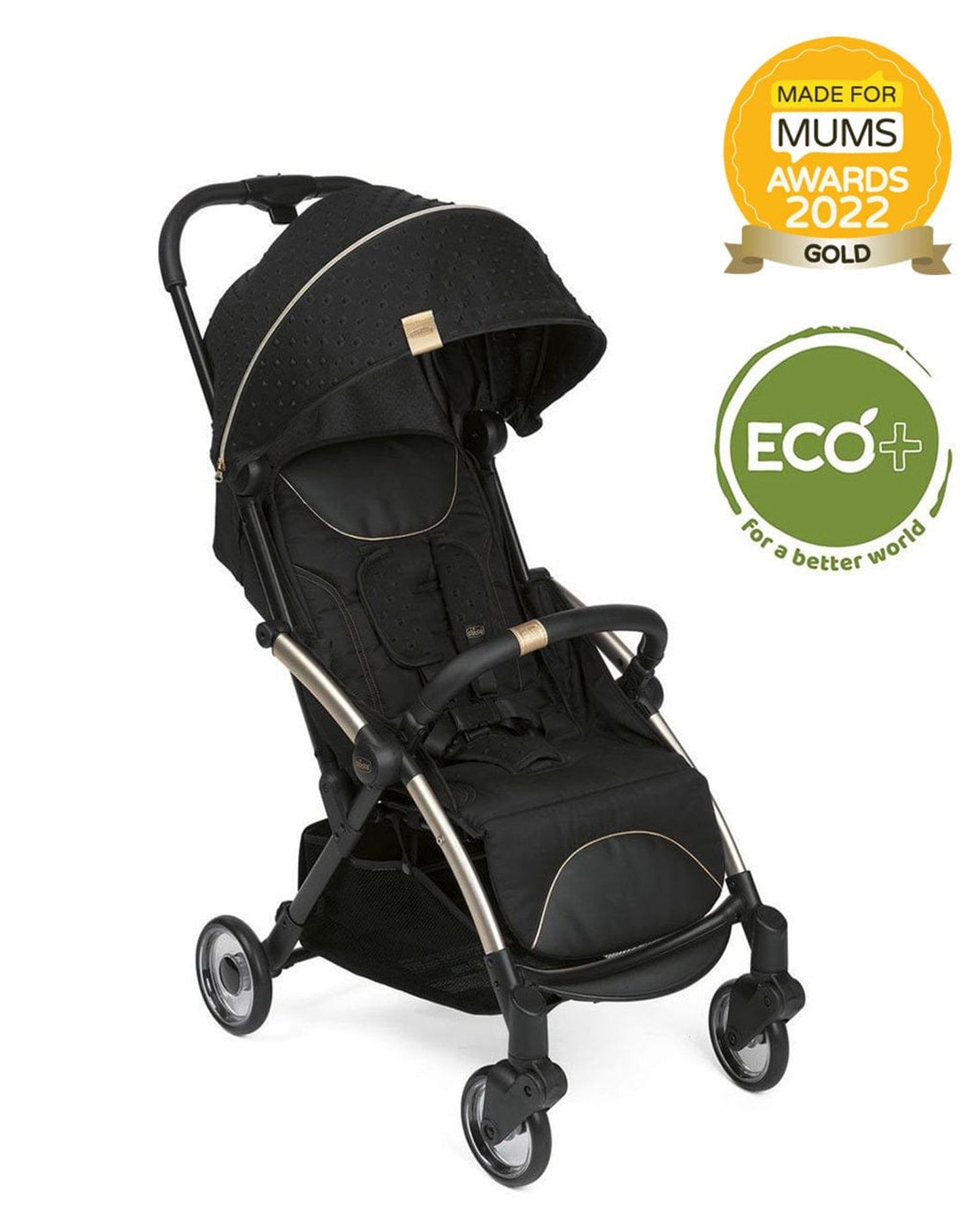 عربة أطفال جودي بلس سوداء Re-Lux-CH79877-56