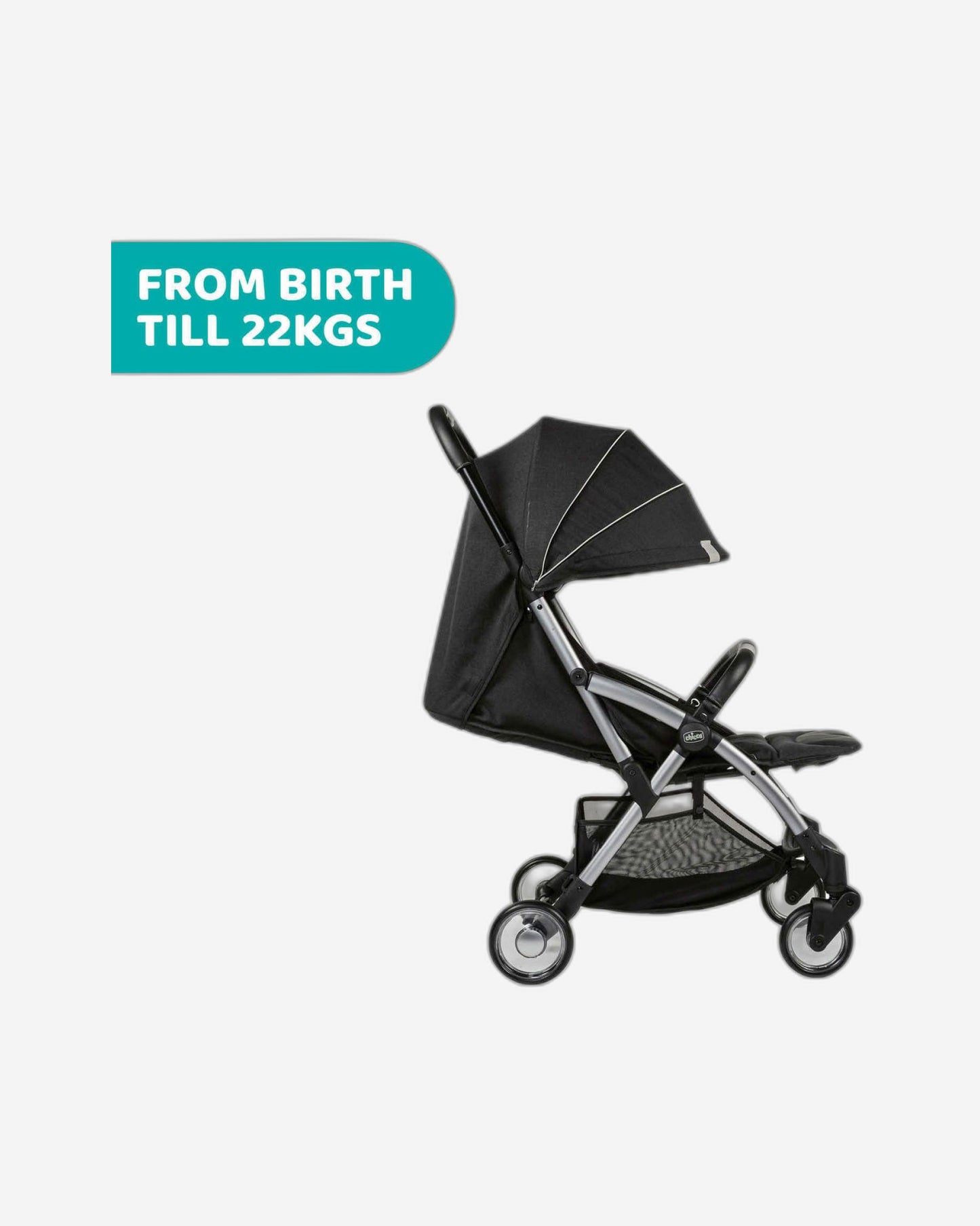 عربة أطفال جودي بلس سوداء Re-Lux-CH79877-56