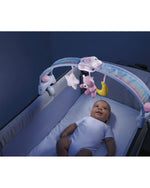 لعبة سرير قوس قزح وردي